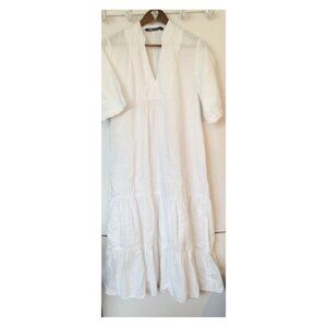 Zara 100% linen dress size M